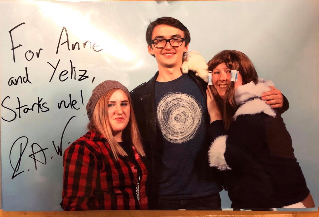 With <a href="/Isaac_H_Wright/">Isaac.H.Wright</a> 😎 it was so lovely to meet you yesterday, you were very kind! Also thank you that you noticed my Korra cosplay you really made my day! 😃