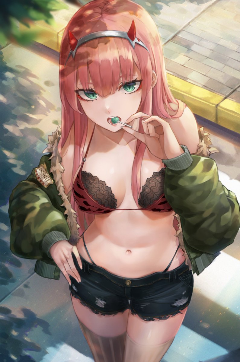 ゼロツー(ダリフラ) 「002 」|envysoiのイラスト