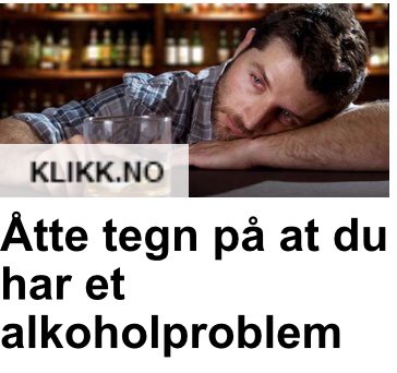 vadseth's tweet photo. Det første tegnet er at du klikker på denne saken. https://t.co/DRhSxUnqh0