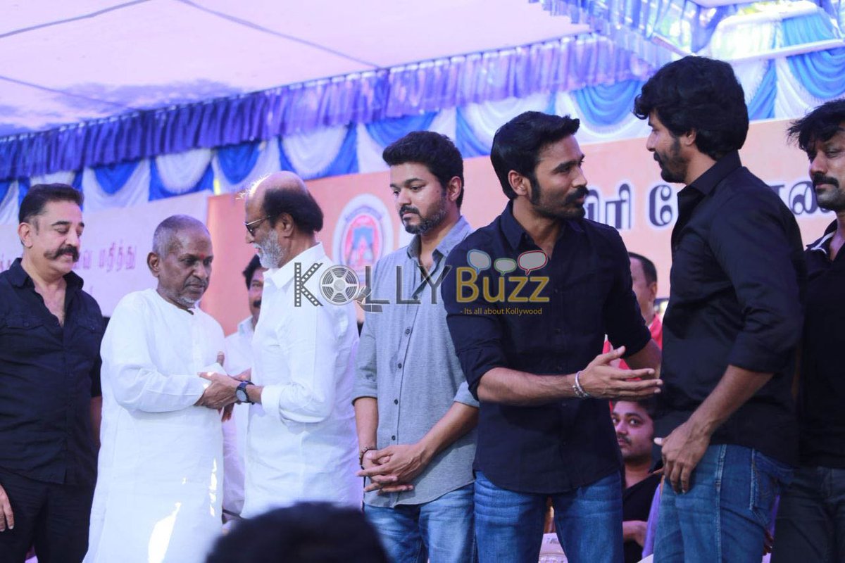 VikkiR_'s tweet photo. #Dhanush #Thalapathy #Sivakarthikeyan 

#kaveryprotest https://t.co/3jEz46vQuO