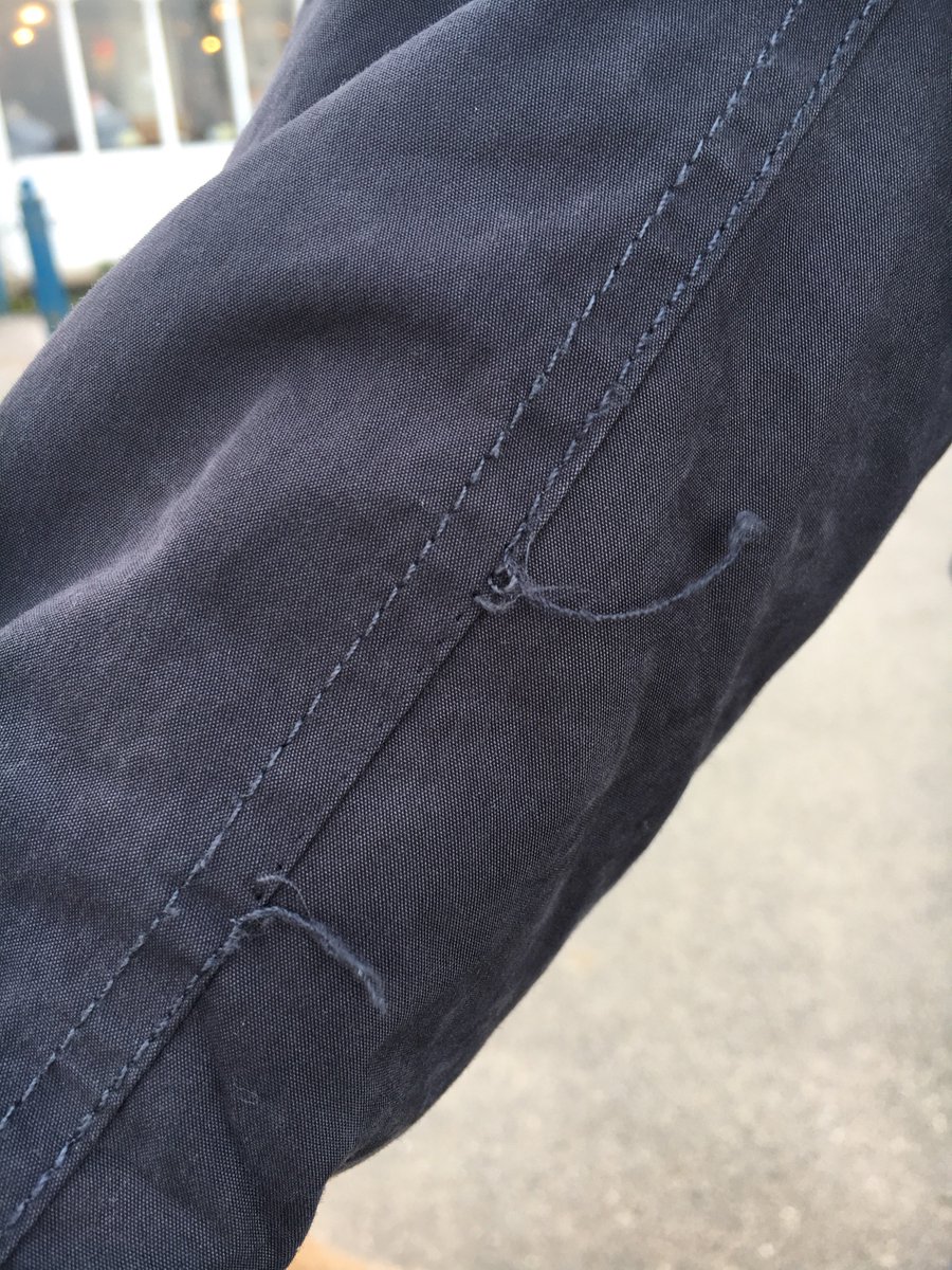 vitorinadw's tweet photo. @Superdry Look! Bought this jacket for my husband three months ago and this is happening. Not the quality I'd expect. Loved the jacket so binned the receipt. Please advise? https://t.co/SWc3Bin0GV