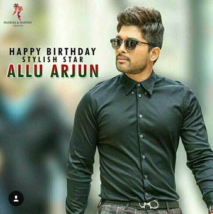 Happy birthday to south icon and south indian industry stylish star  sir Allu Arjun 