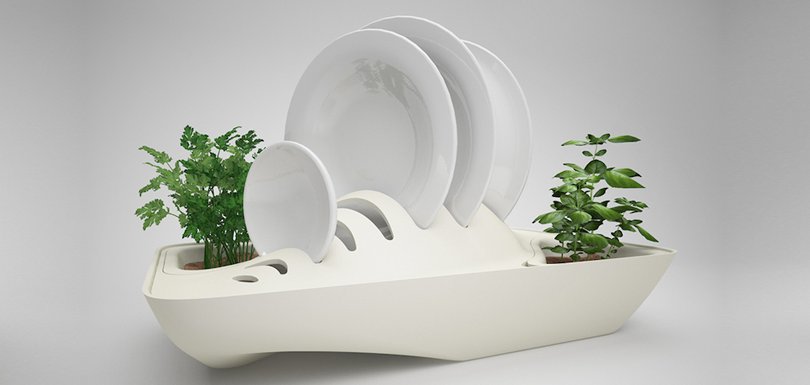 piweeFR's tweet photo. Cet égouttoir écolo fait pousser des plantes grâce à l’eau de votre vaisselle
> https://t.co/CwK8A9AoXK https://t.co/e5eeHc59jc