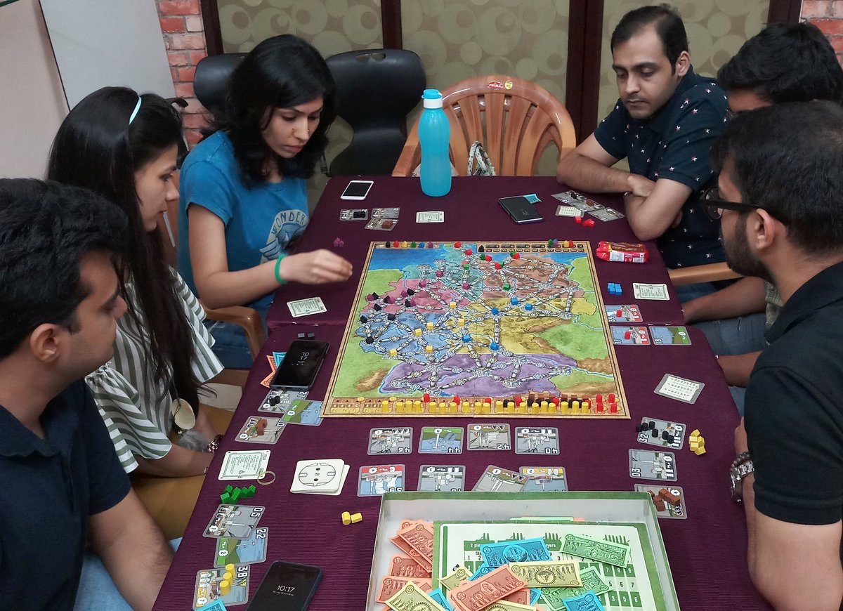 boardgameadda's tweet photo. Power Grid Game Night.

#boardgameadda #boardgames #tabletop #tabletopgames #boardgamesgeek #mulund #mumbai #boardgamesmumbai #india #gaming #boardgaming #boardgamesindia #boardgamenights #gamenights #boardgamers #boardgameslibrary  #thingstodoinmumbai #cardgames #trellingmumbai https://t.co/DHwrqNmsHh