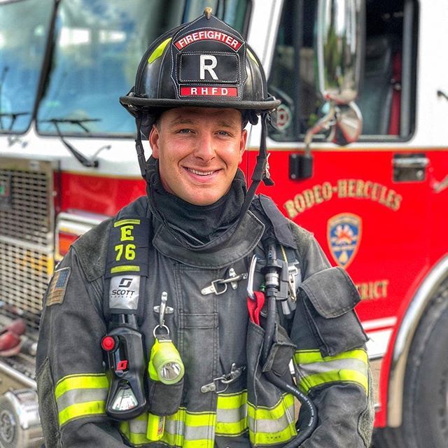 navrcos's tweet photo. @rodeo_hercules_firefighters - Earlier this month, the RodeoHerculesFD hired a new recruit, today is his first day on shift. Please help us welcome Probationary Firefighter Anthony Paolini to the District. #rhfdfirefighters.
. ___💥Want to be featured? 💥_____
Use #chiefmill… https://t.co/wshdRtZNQA
