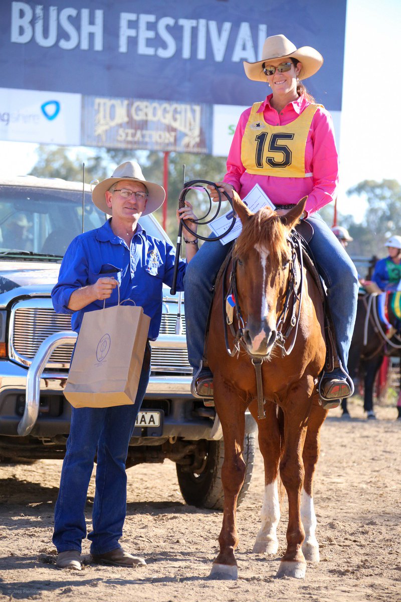 MFSR_BushFest's tweet photo. CONGRATULATIONS to Emma Oshea for taking out the Ladies Challenge on her horse HILITE DADS ACRES for the 5TH YEAR IN A ROW - making history as the first to ever win 5 consecutively! #mfsr2018 #corryong #ladieswinner photo by Jess Fleming https://t.co/Qn5XsqGYuZ