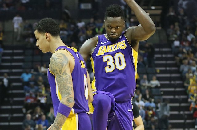 lakers_news's tweet photo. Julius Randle, Kyle Kuzma Want Lakers To Play ‘Grinch’ In Final Games Of Season, Spoil Other Teams’ Playoff Hopes https://t.co/4ecmftVAjB https://t.co/2hEO97cfh2