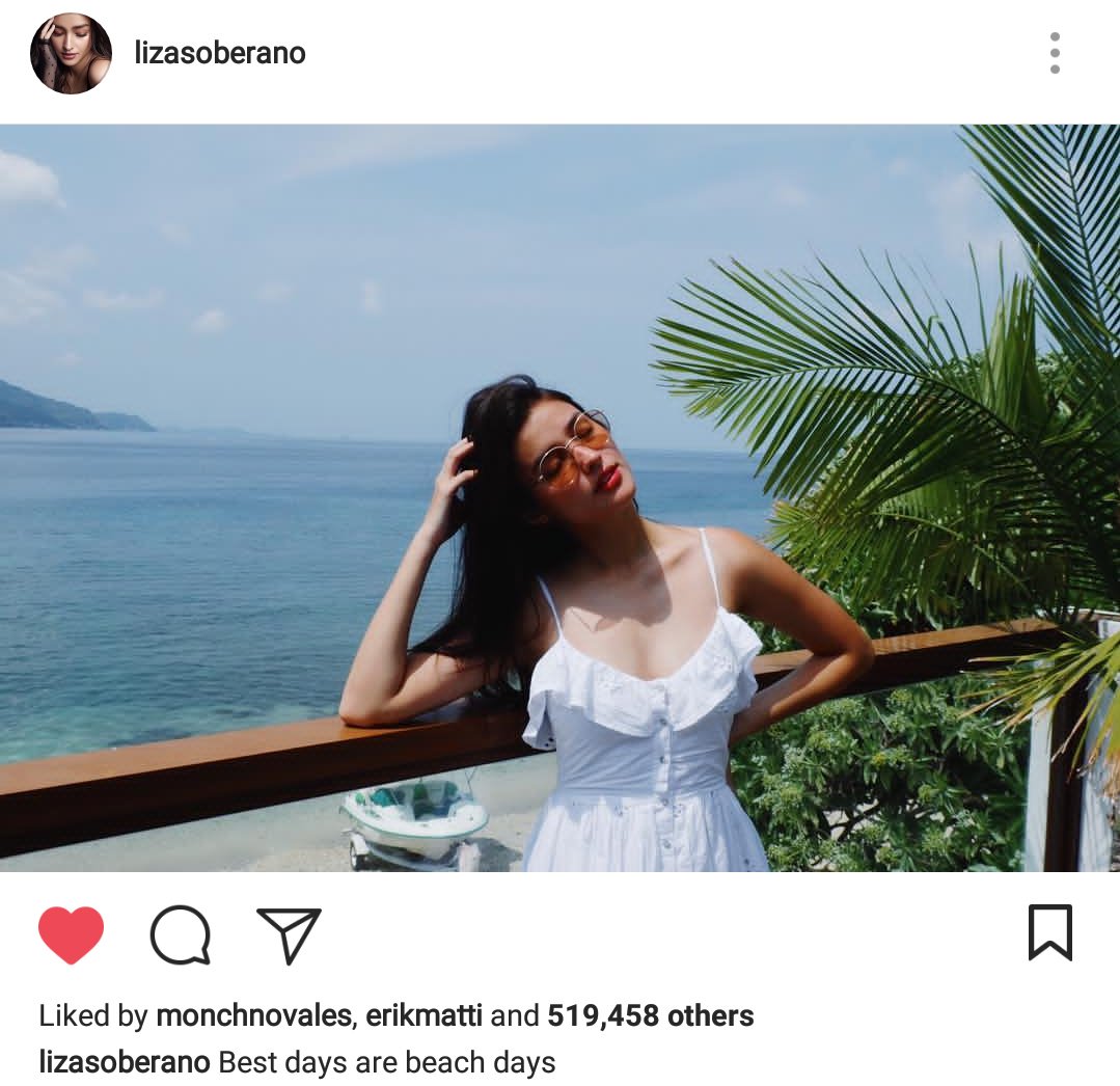 lizastats's tweet photo. .@lizasoberano's 16th post to hit 500k+ likes ❤️

#LizaSoberano #LizQuenLiveInLegazpiApr21 https://t.co/8rU0P7wmjK