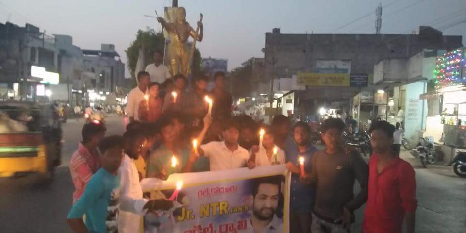 JrNTR_'s tweet photo. NTR fans rally for Andhra special status https://t.co/ldWe4NnuwM