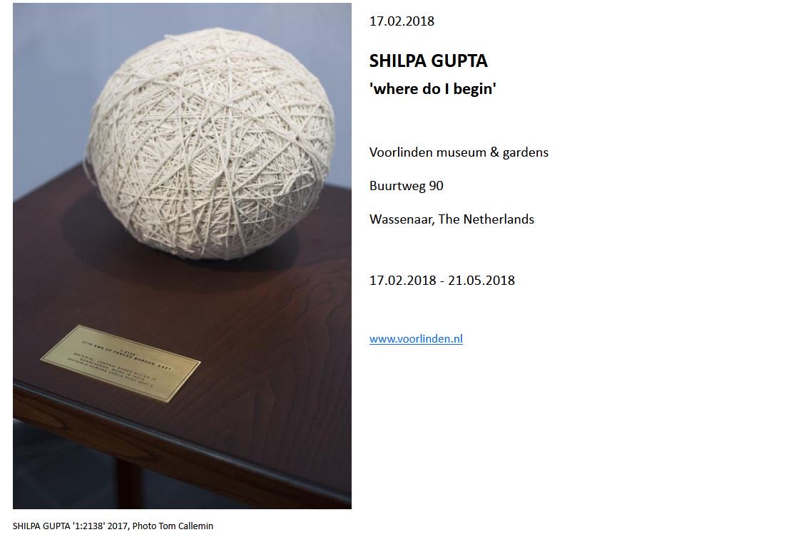 OperaDv's tweet photo. SHILPA GUPTA
'where do I begin' https://t.co/b0hwXdhvaP