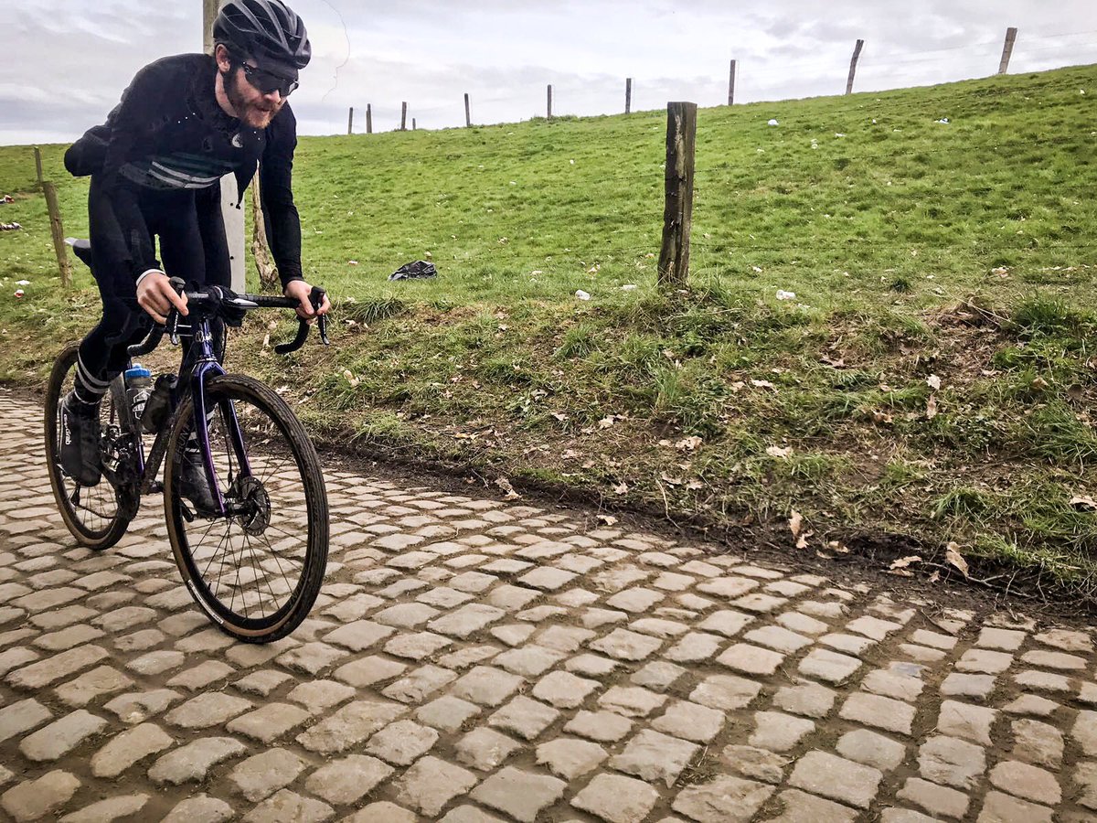 chrishallrides's tweet photo. Roubaix today. Up there as another one of my favourite races. Looks like it’ll be a good one this year. Who’s your money on? (Photo from Kwaremont by @GIRO_Cycles) #attacuscycling #shimanorider #wahooligan #ParisRoubaix #roubaix #springclassics https://t.co/tNCqmF8m1V