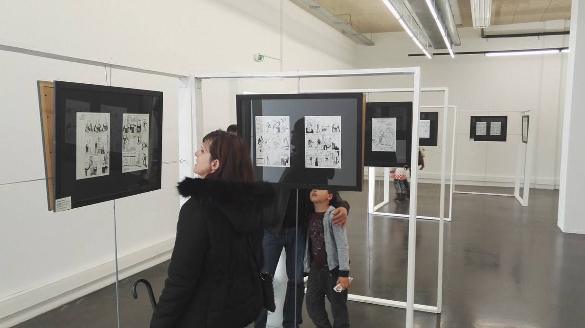 BdPyrenees's tweet photo. Bon ok il pleut... mais c'est pas une raison pour rater le dernier jour du #FestivalBDPyrenees . Venez voir notre expo au Bel Ordinaire, vous serez au sec. https://t.co/NVQQcRx2Kq