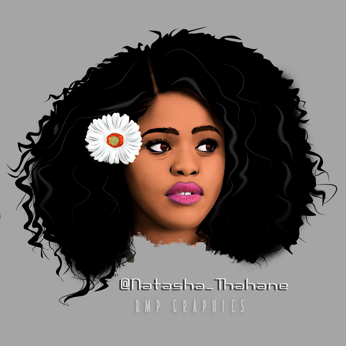 DjBenzin_BMP's tweet photo. Realistic Cartoon of @Natasha_Thahane by me,  pls rt &amp; I'll Carton you 😂. https://t.co/8oaYBoRP7A