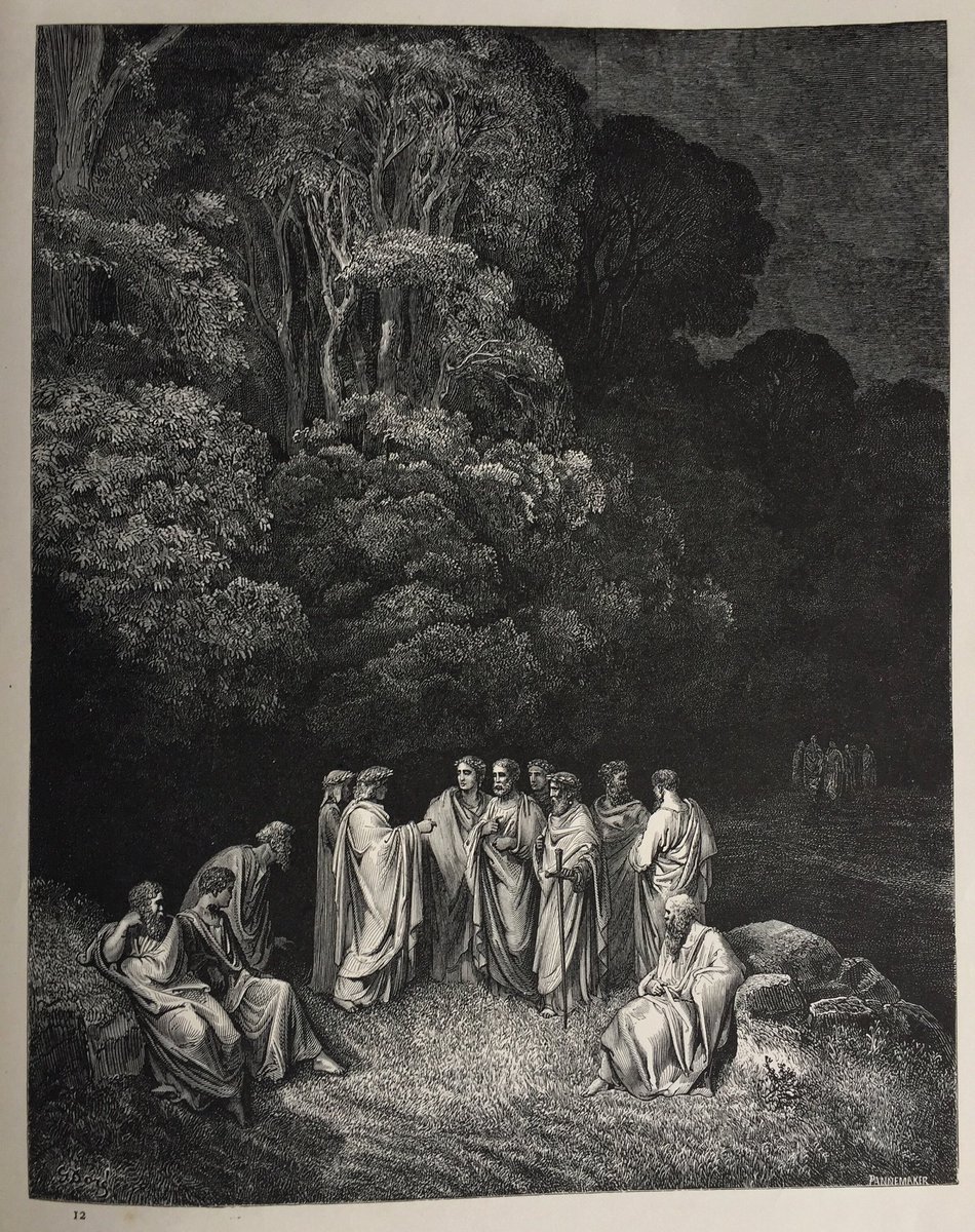 SarahMHarding's tweet photo. Another Day in Hell
Day 12
Canto IV
#anotherdayinhell #Dante2018 #Dante #avisionofhell #GustaveDorรฉ #Dore #illustration #engraving https://t.co/7POhuBo29y
