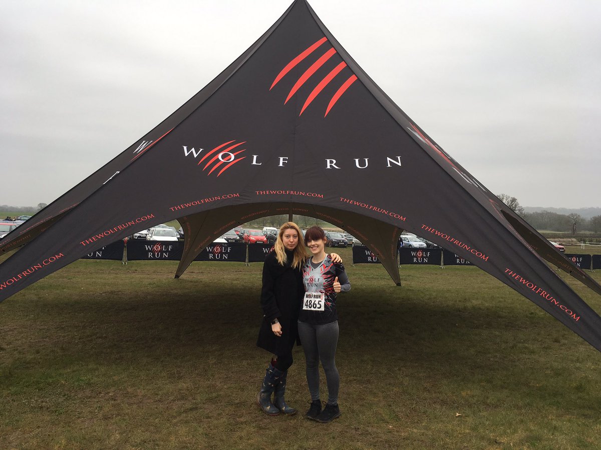 JClassicist's tweet photo. Good luck to my beautiful sister Daisy @thewolfrun this morning.   Very proud. #springwolf #fitness #wolfrun #wolfrunner https://t.co/X9R5z4I2gW