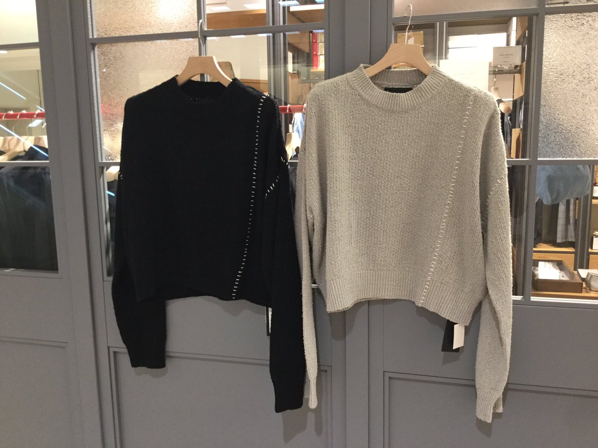 セットアップ UNUSED US1410 シルクステッチニット 18SS アンユーズド トップス