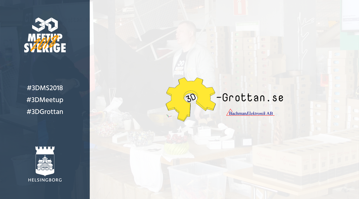 3DMeetupSweden's tweet photo. 3D-Grottan - Service, Price and Quality. We are the reseller of well known brands such as E3D, Duet 3D, Bondtech, Torwell 3D, Antclabs, Misumi and now sporting over 1000 articles. https://t.co/lpNu3oEdvC #3DGrottan #3DCave #3DMS2018 https://t.co/XZ5zrC9OHR