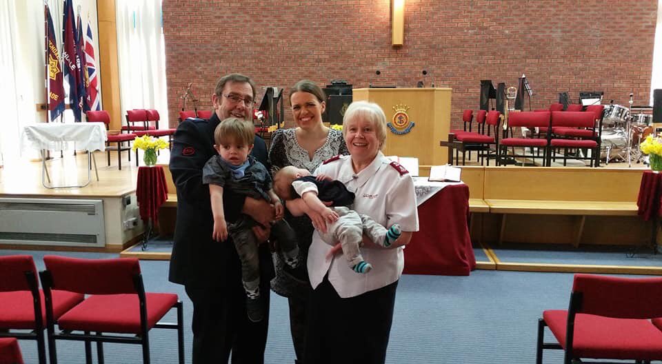 Today was the dedication of Thomas Ruben Wood here at our church.