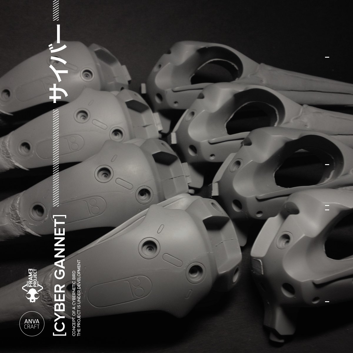 ANVACRAFT's tweet photo. One part casting done. A lot of work ahead.

#anvacraft #frameproject #cyberbird #mecha #kit #resinkit #resinkits #birdskull #robot #robotbird #hobby #conceptdesign #concept #design https://t.co/XqIAgrzuFj