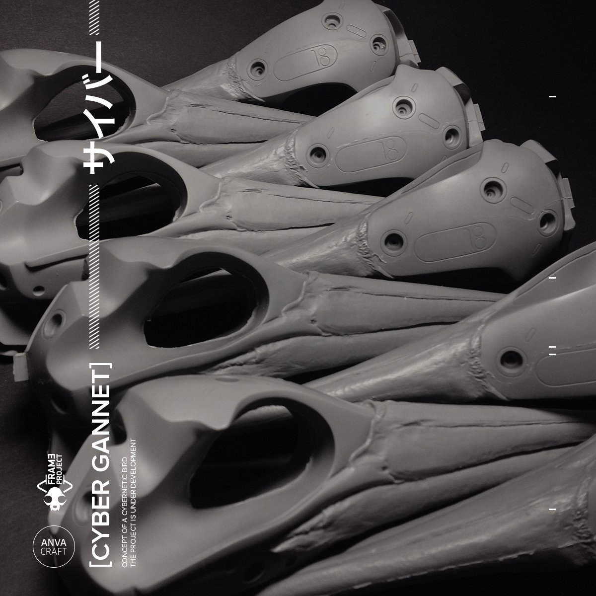 ANVACRAFT's tweet photo. One part casting done. A lot of work ahead.

#anvacraft #frameproject #cyberbird #mecha #kit #resinkit #resinkits #birdskull #robot #robotbird #hobby #conceptdesign #concept #design https://t.co/XqIAgrzuFj