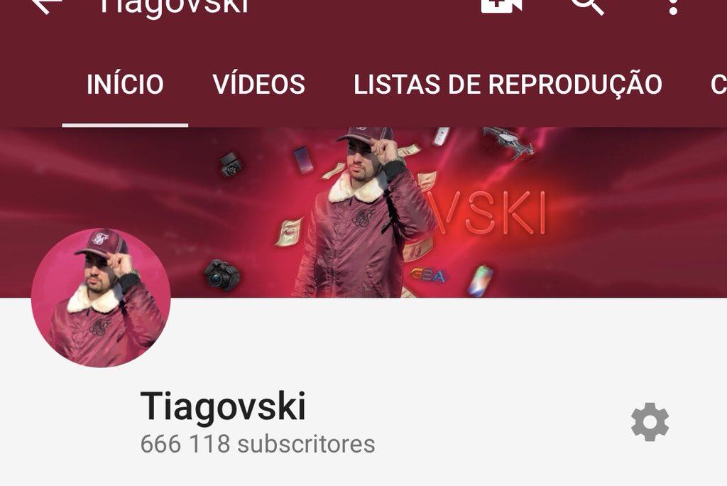 666k subscritores ... rt ou 7 anos de azar