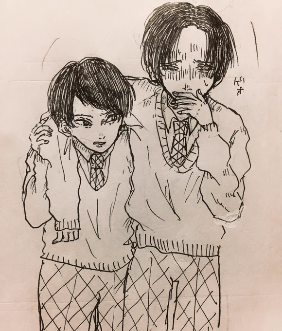 リプきたキャラ~無理やりカプに~のやつです。リプありがとうございました☺️💓発想力がなくて申し訳ない…
ゆしろーと結核の青年でしたありがとうございました! 