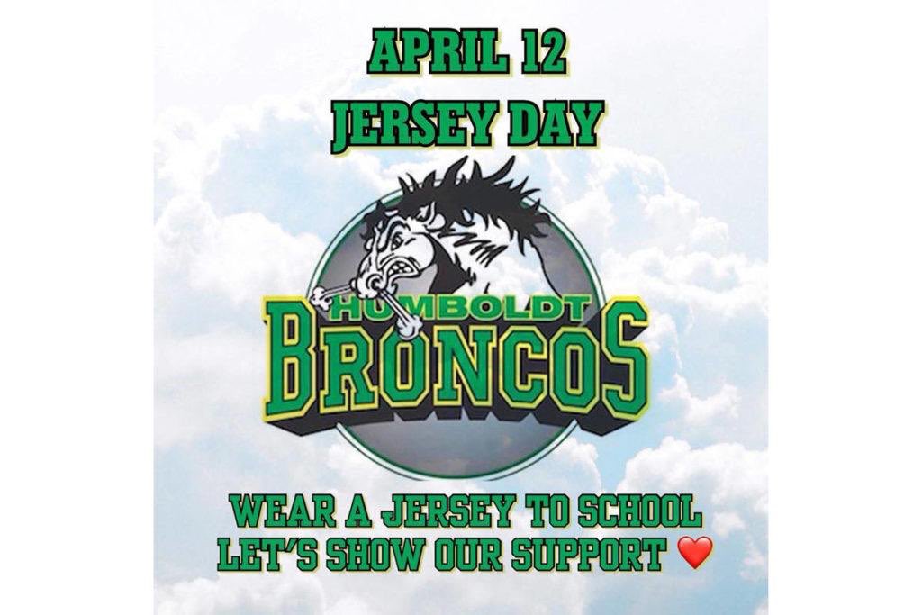 DHA will be supporting Jersey Day to show their support for the <a href="/HumboldtBroncos/">Humboldt Broncos</a> players, families and community.