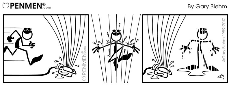 GaryBlehm's tweet photo. Time to Break Out the Sprinklers. #sprinklers #comicstrip #comics #webcomic #webcomics #syndication #newspapers #funnies #GoComics #CreatorsSyndicate https://t.co/G7DraAC8Lu https://t.co/XzmODGNaJg