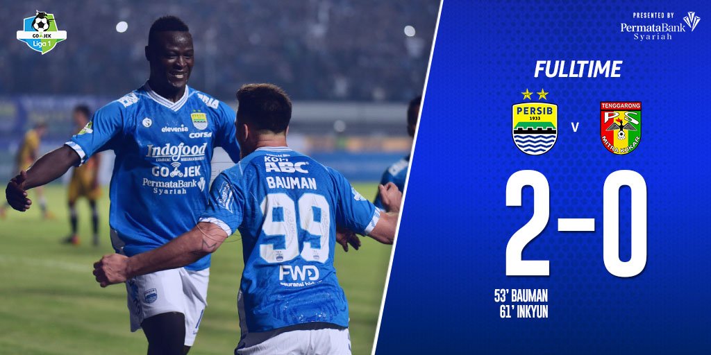 Gol lebih dari 1 ☑
Menang ☑
Cleansheet ☑
Naik klasemen ☑

Haturnuhun dukungannya #Bobotoh semoga kemenangan hari ini membuka jalan kemenangan-kemenangan di #PERSIBday berikutnya.