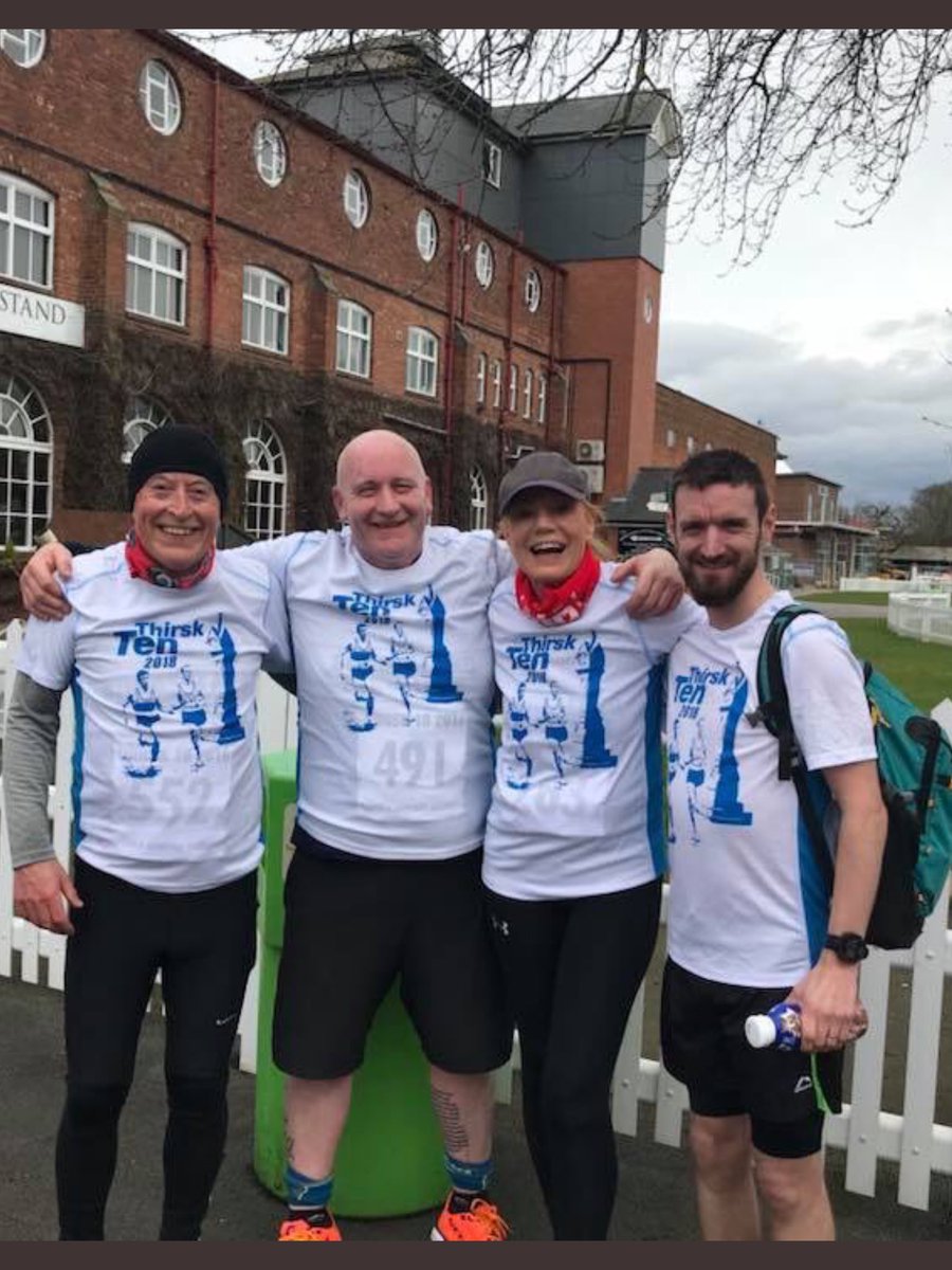 runningbrianj's tweet image. Thirsk 10m done 🏃👍 Good temperature, no rain. Flat course.. mmm. Here’s the Stroller team .