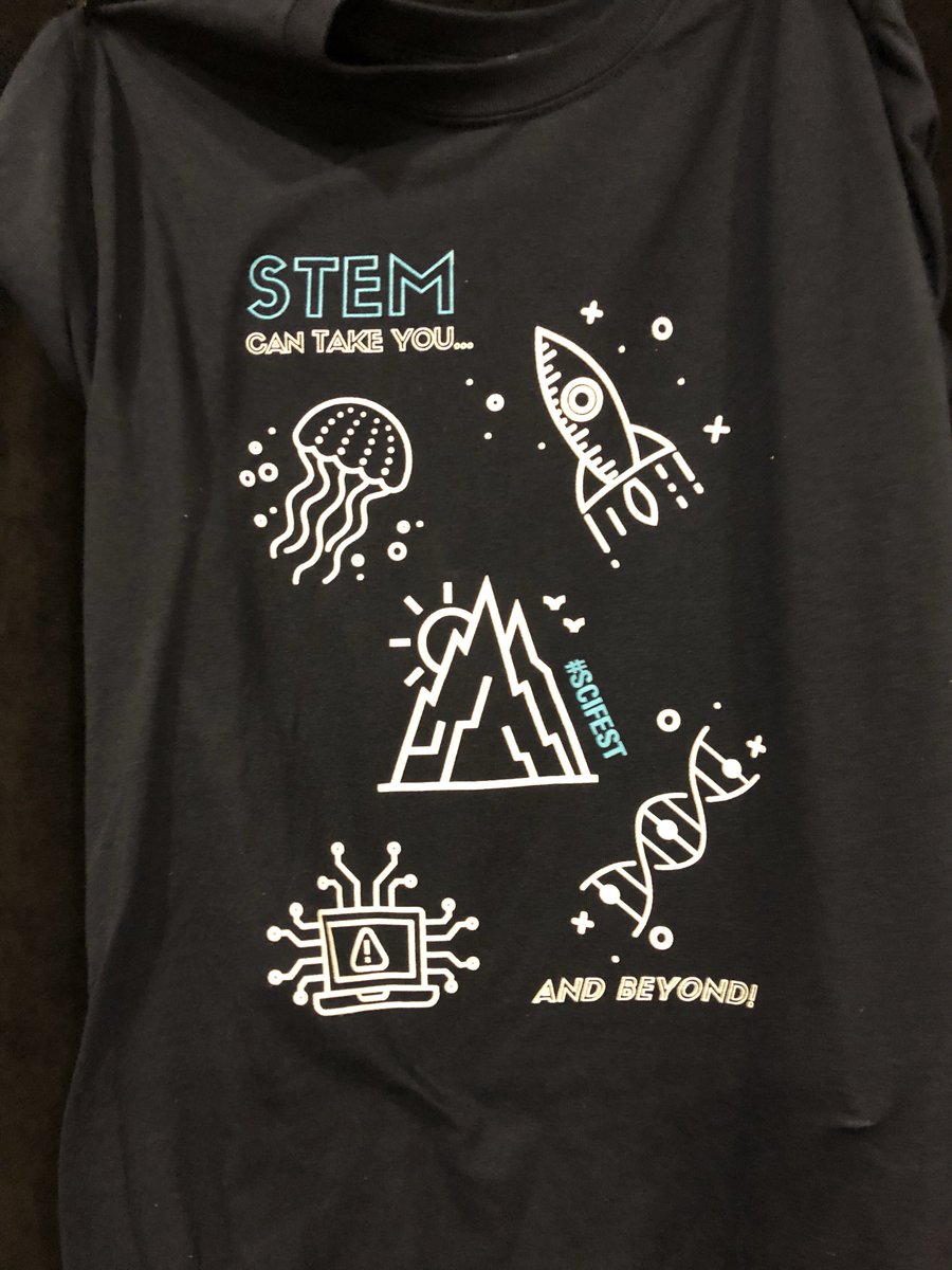 USAScienceFest's tweet photo. Come grab a #SciFest T-shirt in Hall A, C and outside of Halls D&amp;E! https://t.co/d9dU0cyArV