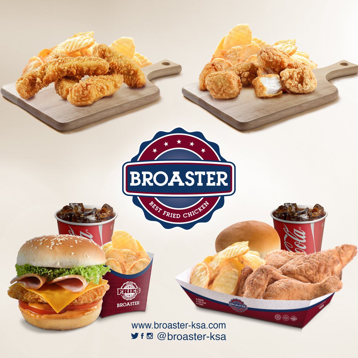 Broaster_ksa's tweet photo. خلي غداك في #بروستر
خيارات متنوعة تناسب الجميع
#الرياض #جده https://t.co/PCtXAVH4aJ