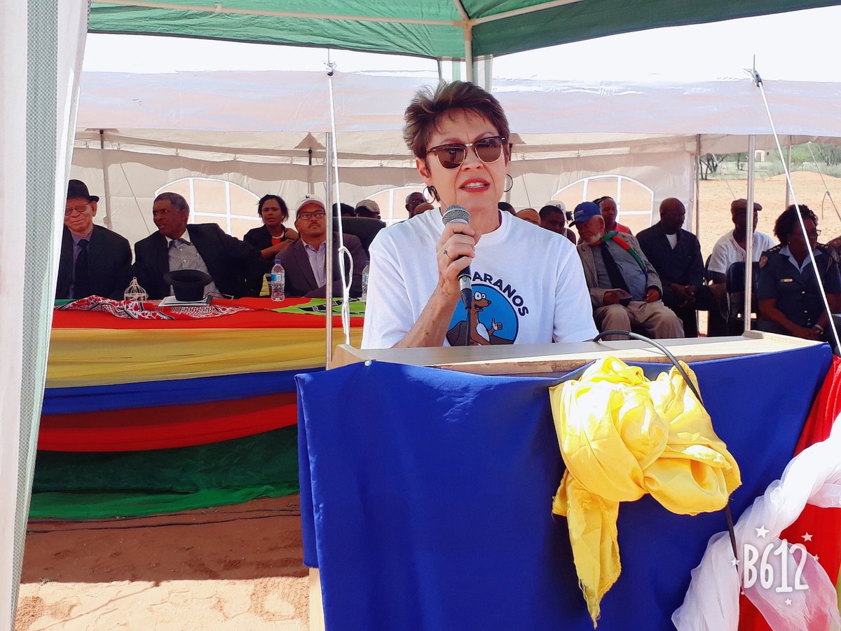 RCHardap's tweet photo. Aranos constituency's belated 28 Independence celebrations graced by Hon. Minister Kameeta of Poverty and Eradication ministry. Community came up in huge numbers and cultural performance was great. https://t.co/W8hxVcTWhQ