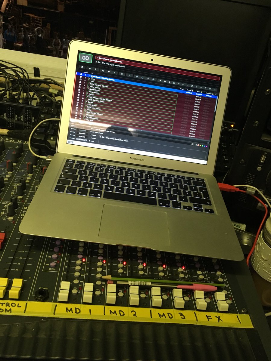 rgoldberg_sound's tweet photo. Double tech run today with the @GWTYouth. Can’t wait for this production! #YouthTheatre #SoundDesigner #OurTown #ThorntonWilder #QLab #SoundCraft #Focusrite https://t.co/58jmI738t0