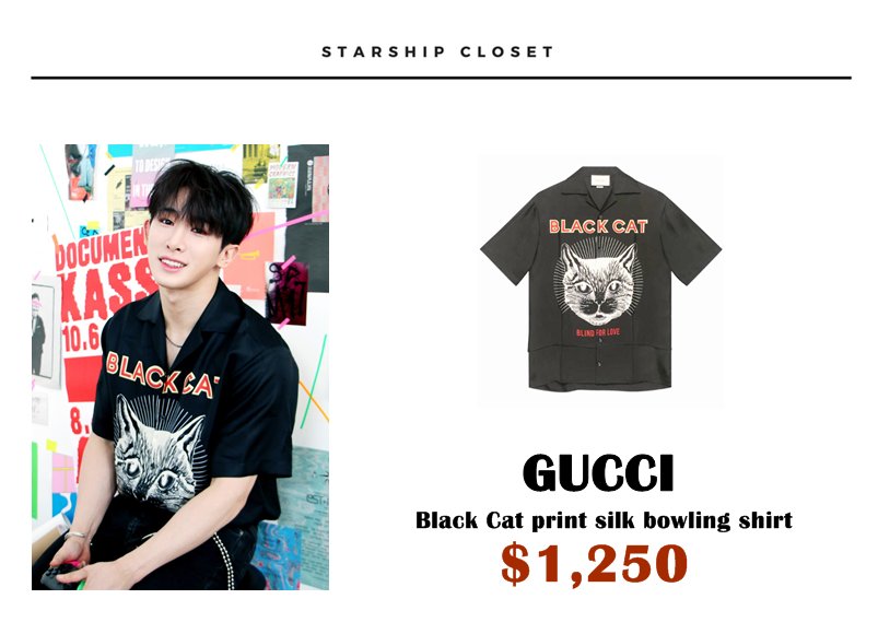 gucci black cat shirt