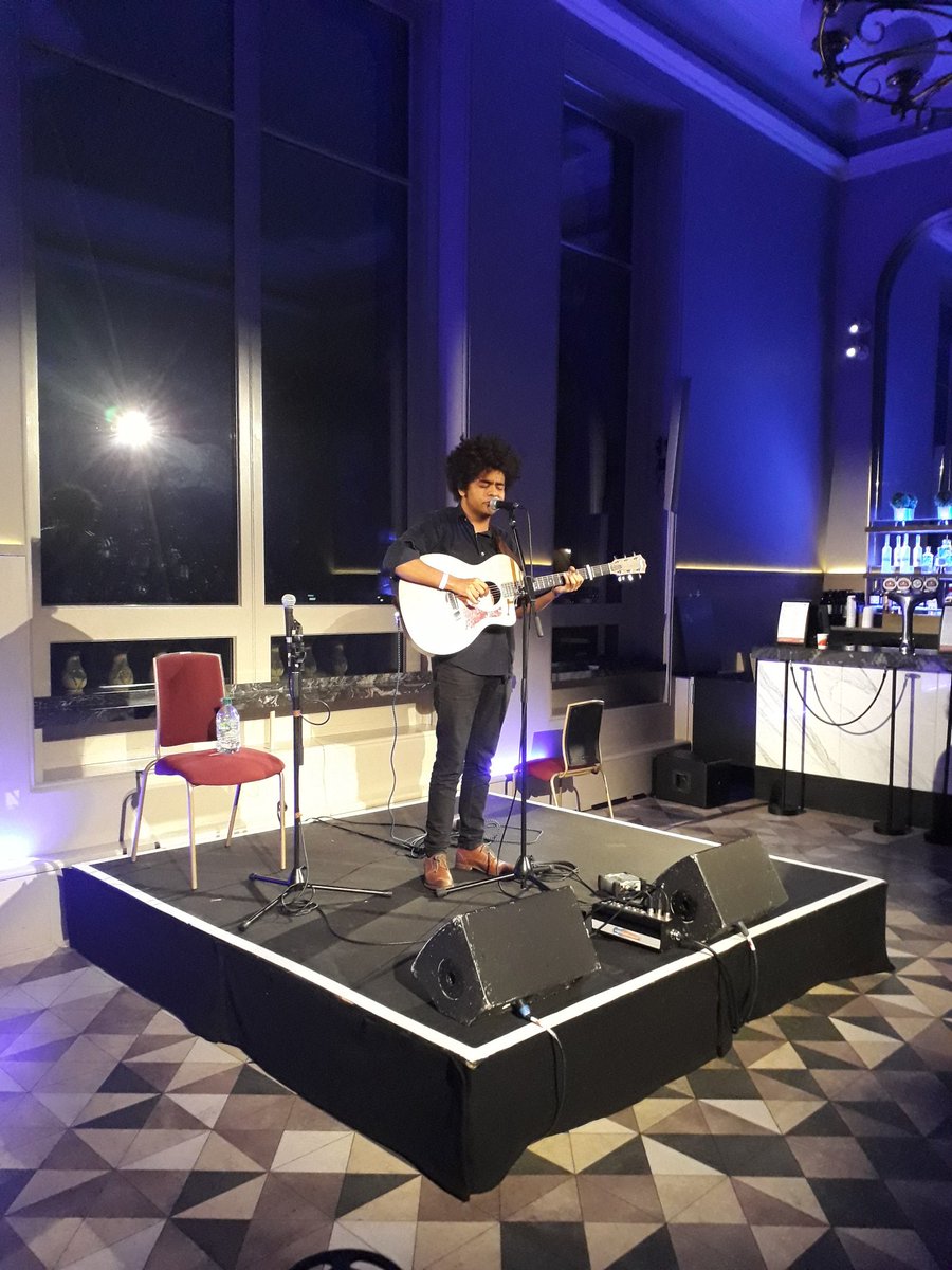 greennessmusic's tweet photo. Some pictures from yesterday's performances on the North Circle Bar stage at #RAHCollide - Harry Miller, Jack Cattell, Greenness https://t.co/zLMhnL01rc