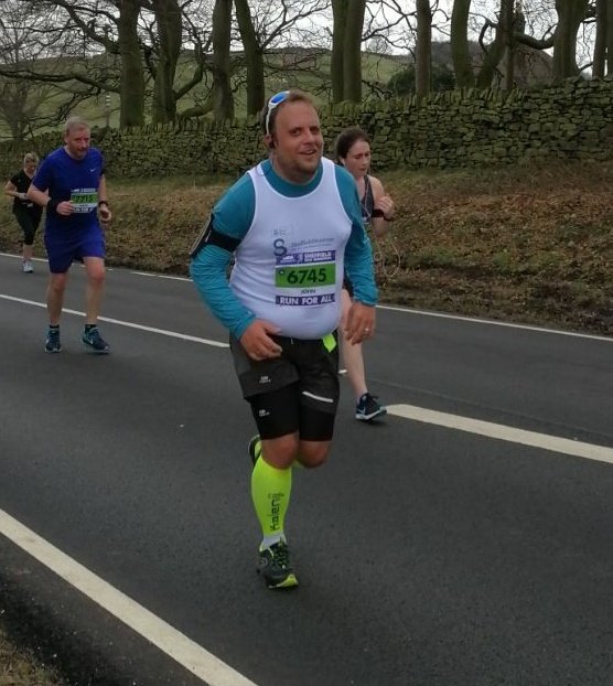 SheffieldScan's tweet photo. Our runners have reached the highest part of the route on the #SheffieldHalf. They're all raising money to bring the first MRI-PET scanner to Yorkshire. Support them via https://t.co/TBLk8Awnwa #SheffieldScannerHalf https://t.co/O3iL8xUB1s