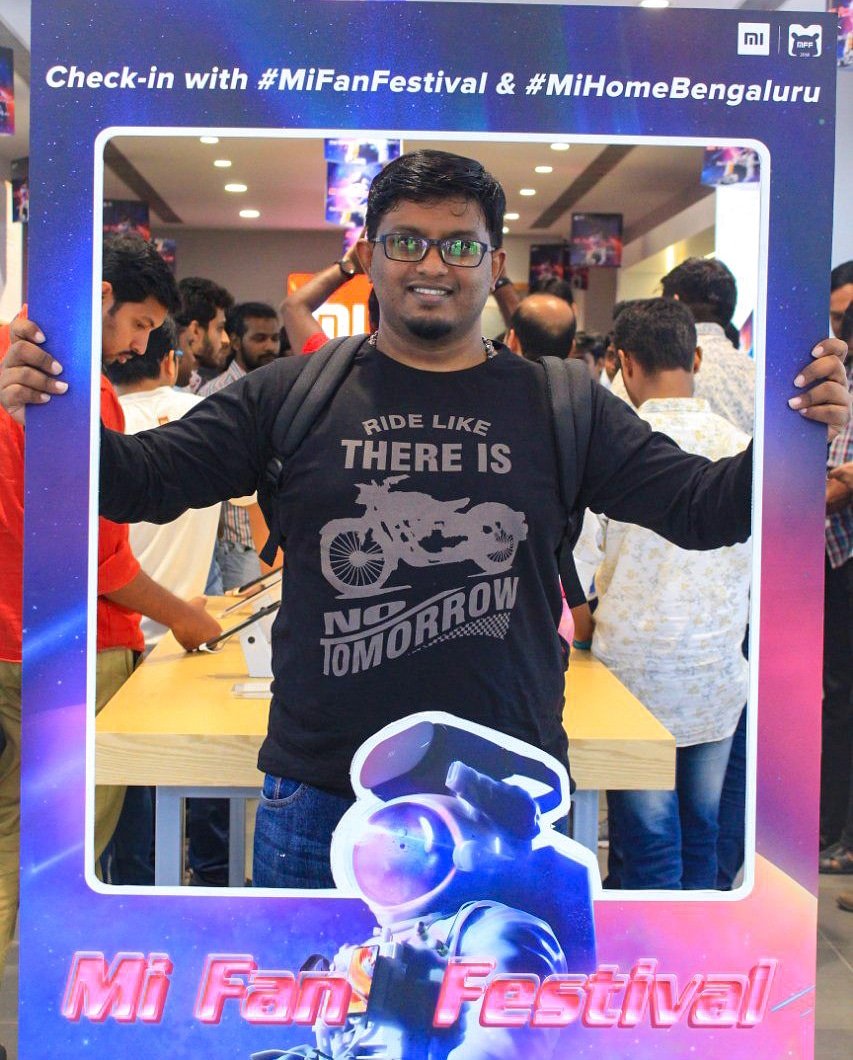 lohithchalam's tweet photo. #mifanfestival2018 #mifanfestival #mifanmeetup #bangalore #bengaluru #mihomebengaluru @mifcbengaluru Happy Birthday @xiaomiindia #lohithkschalam https://t.co/Ti1Qol73Dc
