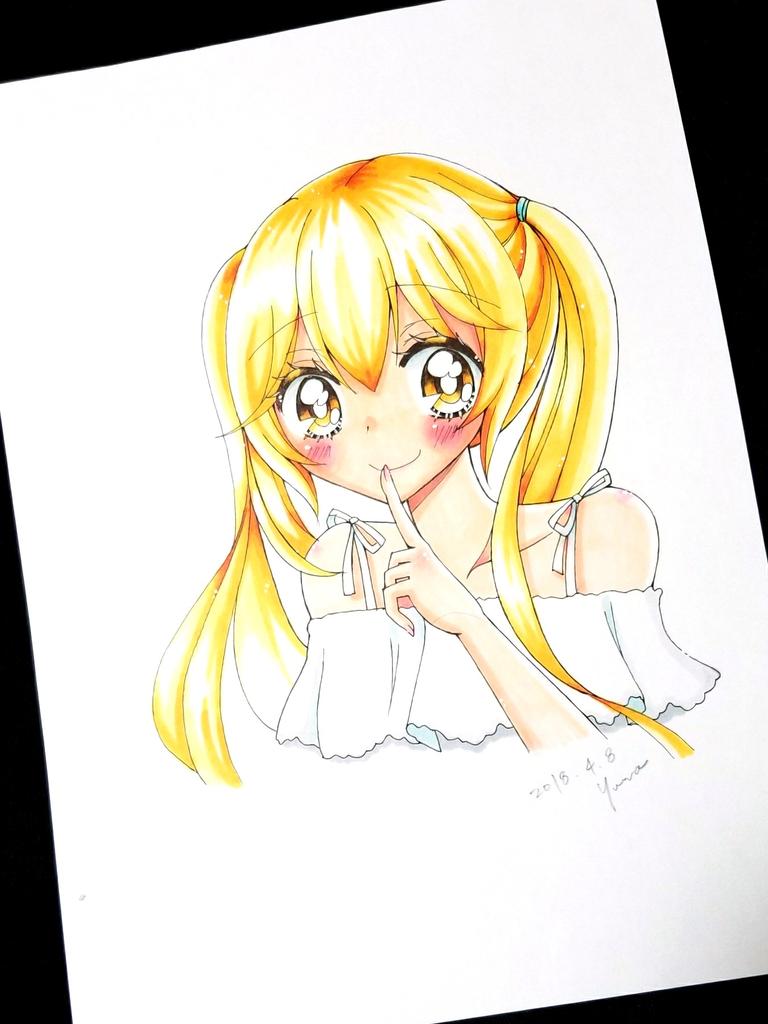 藤色 ゆなり בטוויטר マイちゃん塗れましたー とりあえず完成です W アナログ絵 コピック やぶうち優 先生 ゲキカワデビル