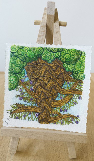 tangleoflines's tweet image. Another, more unusual take on Pickpocket by Tomàs Padrós and another tile for the #zentangle #DivaChallenge Really happy with this one! :-) tangleoflines.wordpress.com/2018/04/08/div…