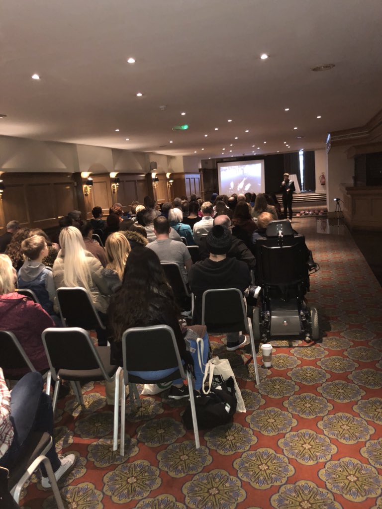 Richard Deboo, our first speaker, speaking to a packed group at the Irish Vegan Festival today