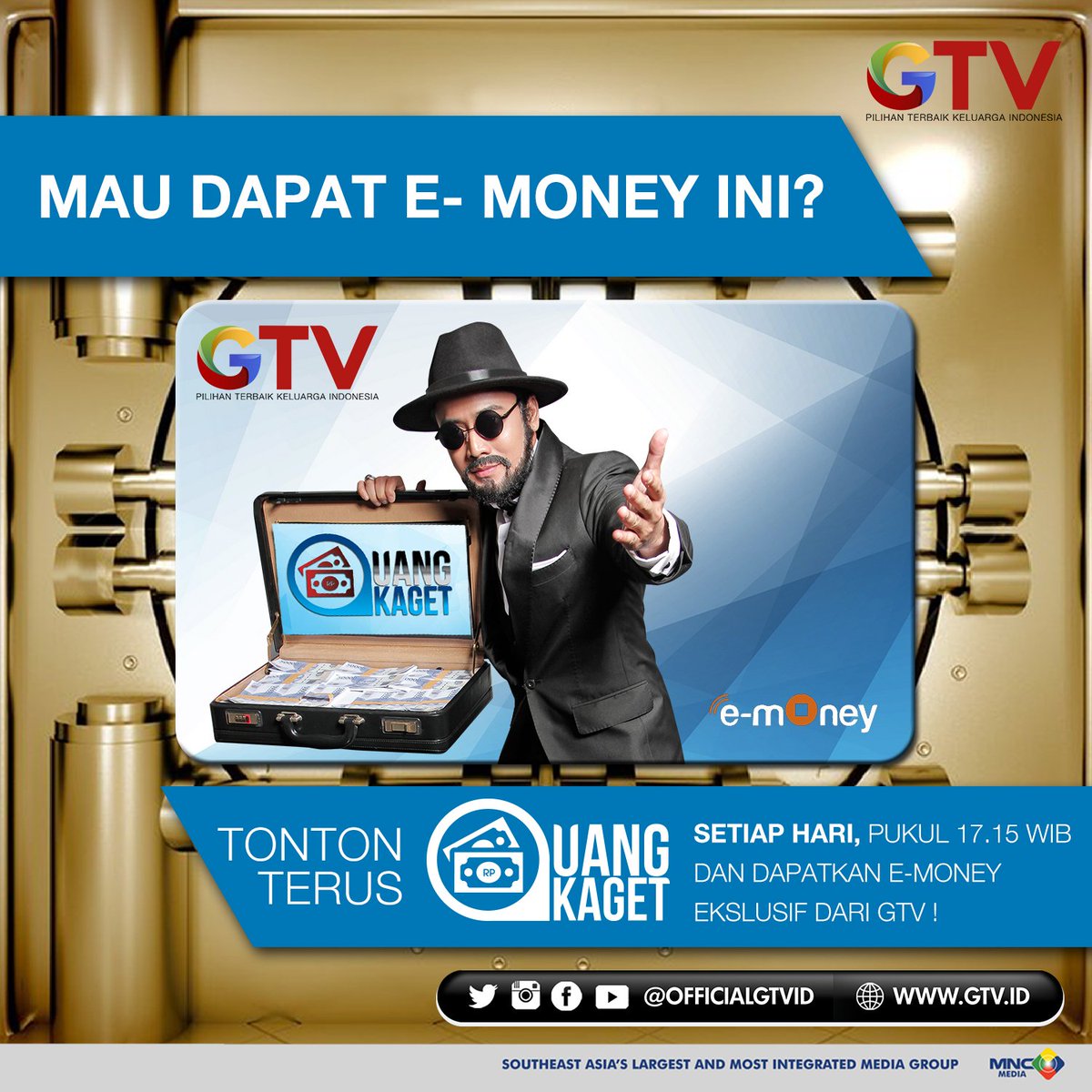 OfficialGTVID's tweet photo. Happy watching, jangan sampai salah jawab pertanyaan kuis hari ini yaah.. @officialgtvid #KuisUangKagetGTV https://t.co/zJM0xzOV3t