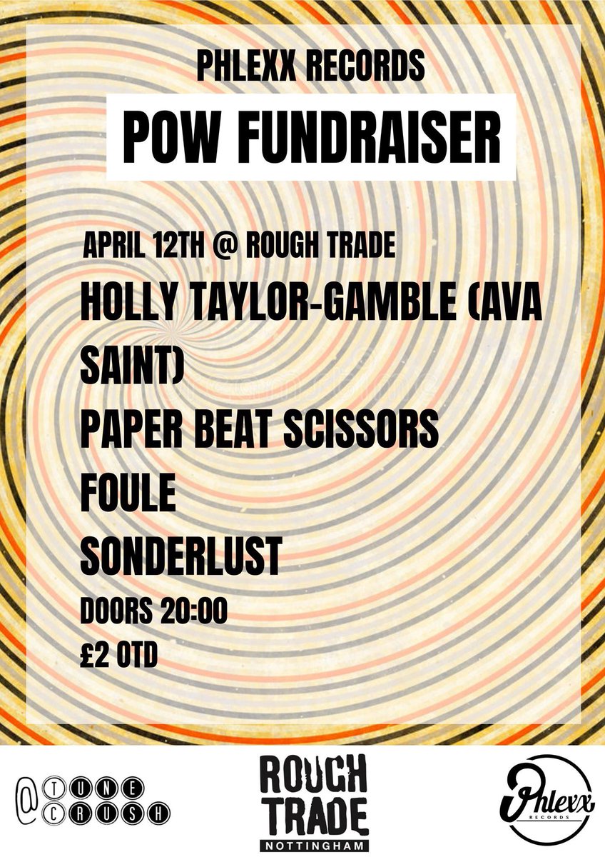 Hello world, we’re coming back for this Brillo event on April 12th at <a href="/RoughTrade/">Rough Trade</a> in aid of <a href="/POWNotts/">POW Nottingham - Supporting Sex Workers</a> !! The line up is gr8 &amp; it starts at 8
