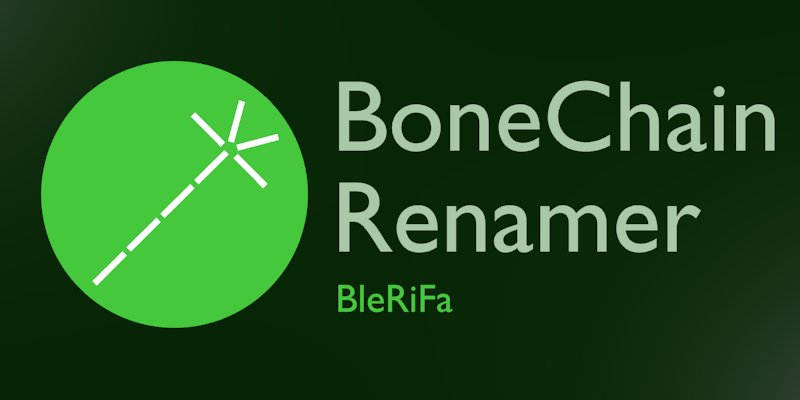 BleRiFa_tools's tweet photo. Corrective minor version update of  BoneChainRenamer addon!

https://t.co/iRlU3baDqy
#b3d #rigging #animation #BleRiFa https://t.co/DwXEFDR61B