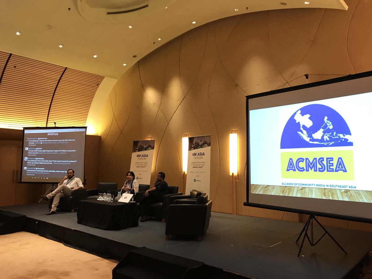 teeramon's tweet photo. Let’s unite #ACMSEA Alliance of Community Media in Southeast Asia. Be a voice for the voiceless. Thank you w/o #4MAsia #CFI could not happened https://t.co/ffaCCC8aYi