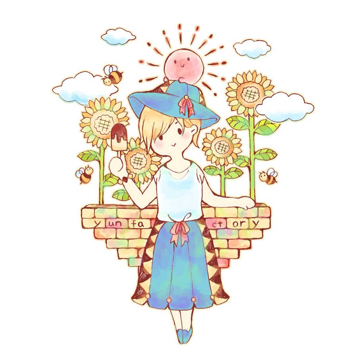 ゆんふぁくとりー 春夏秋冬 イラスト 春 夏 秋 冬 ほのぼの