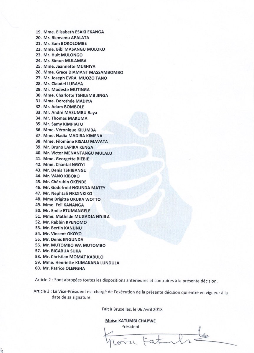 Ensemble_MK's tweet photo. 1/3 Découvrez les nominations d’#Ensemblepourlechangement !Notre plateforme se structure avec des femmes et des hommes compétents, déterminés et expérimentés. 
En route vers les victoires électorales ! 
Ici 👇🏾 Vice-President, Secrétaire-général &amp; bureau politique https://t.co/5TrsBcNxPg
