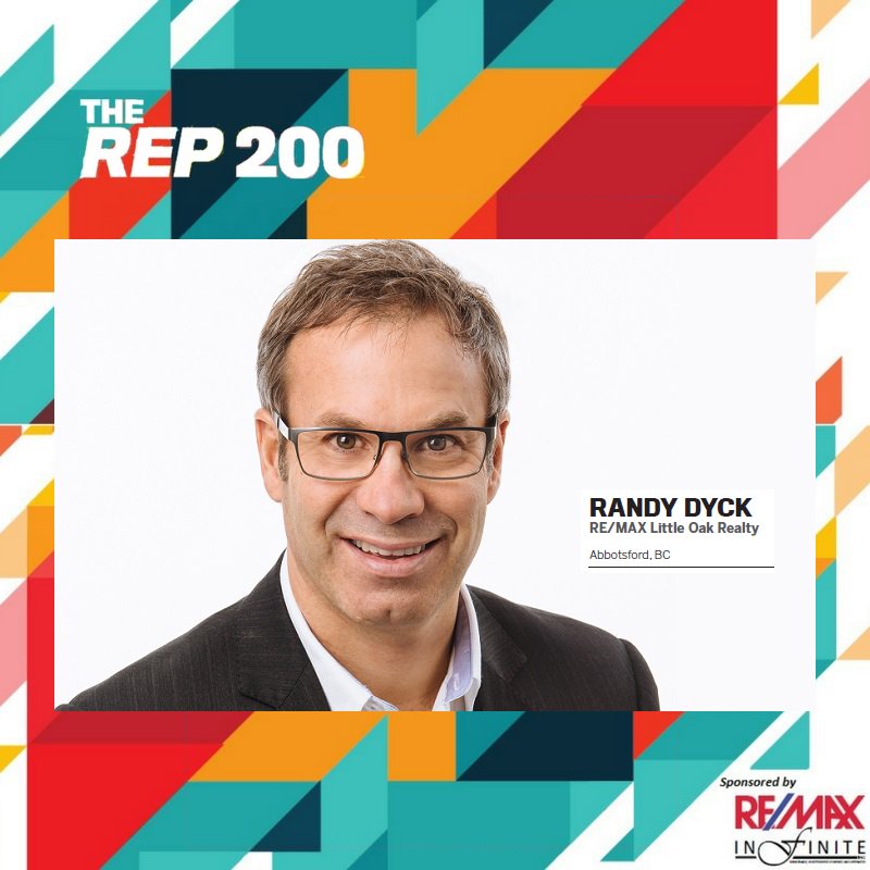 Congratulations to Randy Dyck of <a href="/EximusTeam/">Randy Dyck PREC*</a>  who has made Real Estate Professional's 2018 Top 200 Agents.

See the full list here - whichmortgage.ca/leading-mortga…
#REPTopAgents