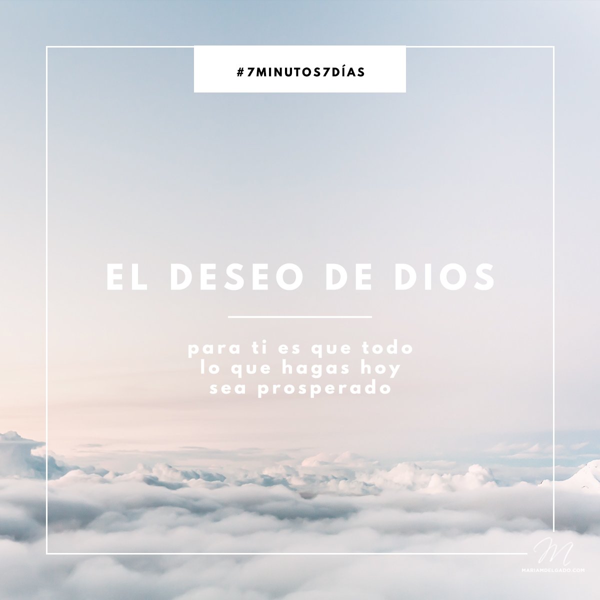 mariamjdelgado's tweet photo. El deseo de Dios para ti es que todo lo que hagas hoy sea prosperado. #7minutos7días #DiosEsFiel #DeseoDeDios #Prosperidad #Bendicion #Acceso #PastoraMariam https://t.co/VauM9XXpPp