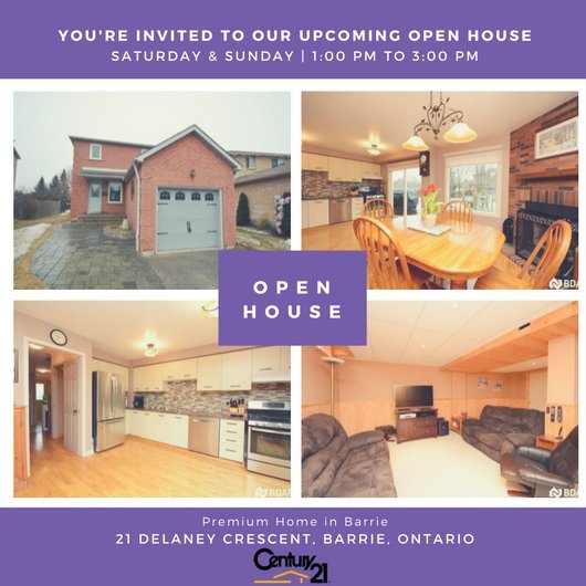 SimcoeHomeSales's tweet image. OPEN HOUSE TODAY! 1-3 PM

21 Delaney Crescent, Barrie

Immaculate 2 story home on a quiet Barrie street. Featuring hardwood flooring, oak staircase, updated kitchen with fireplace, main floor family room, large pie... (more:shoplocal.ly/44qVJ)